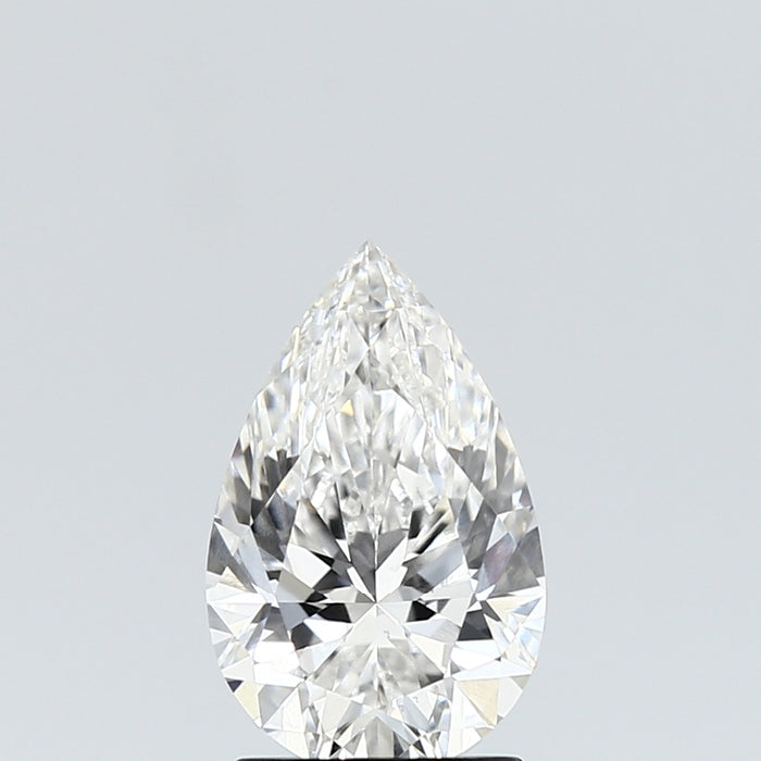Loose 1.52 Carat F VVS2 GIA Certified Lab Grown Pear Diamonds