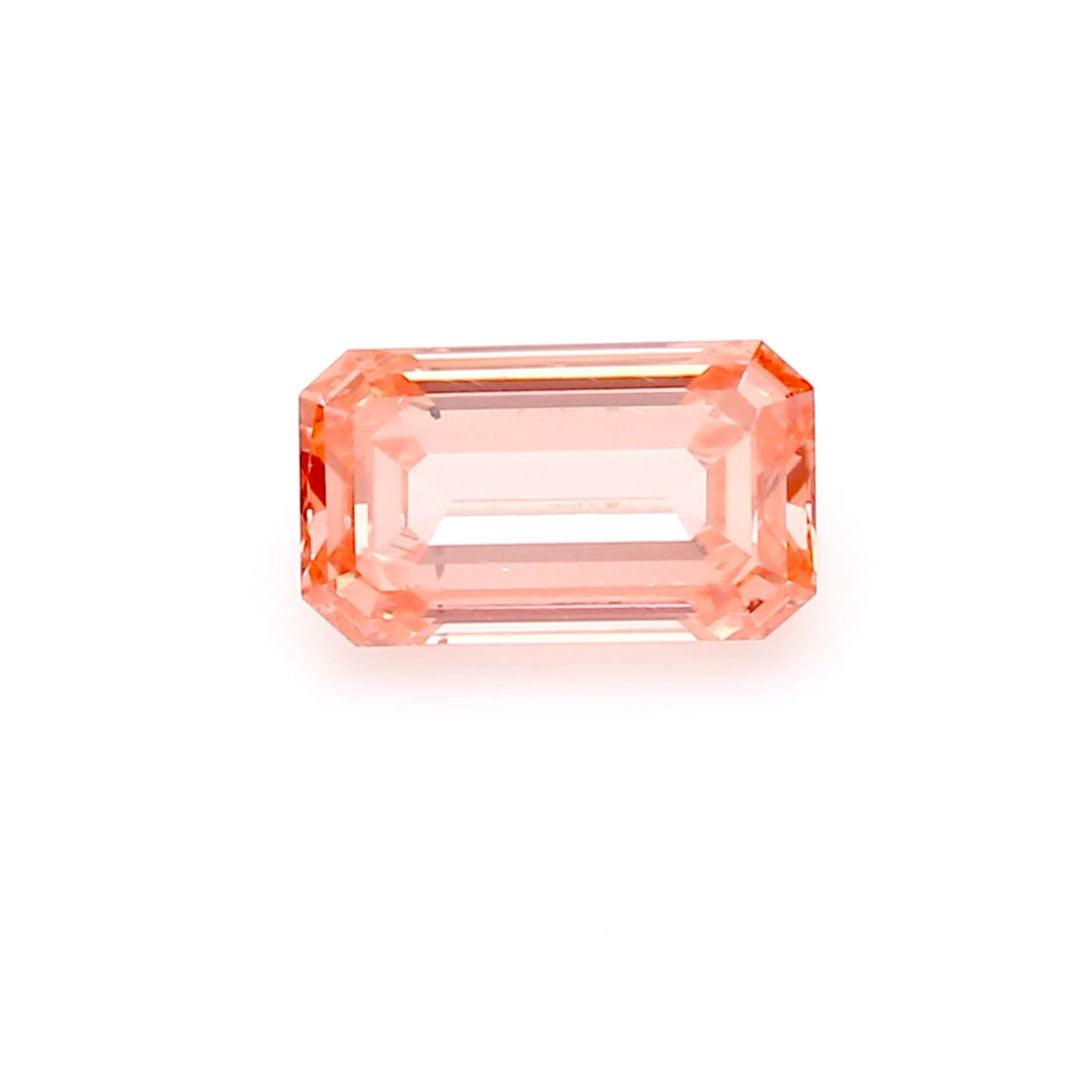 Loose 0.9 Carat Deep Pink SI1 IGI Certified Lab Grown Emerald Diamonds