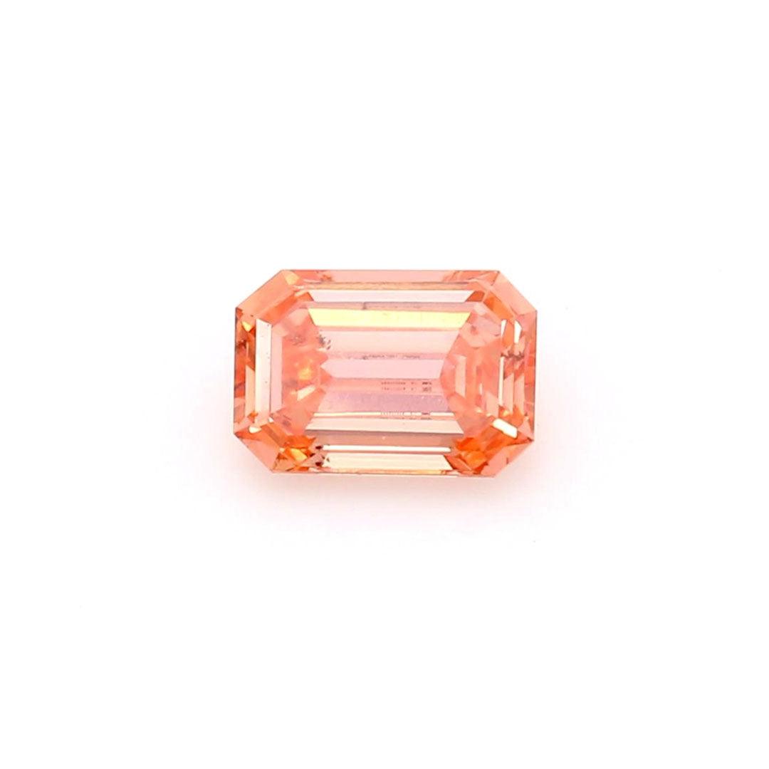 Loose 0.54 Carat Intense Pink SI1 IGI Certified Lab Grown Emerald Diamonds