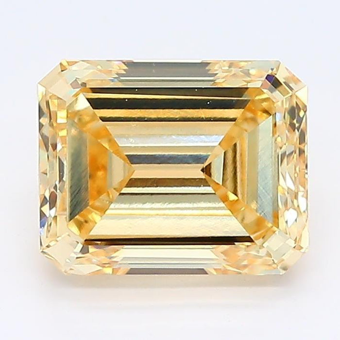 2Ct Fancy Yellow VVS2 GIA Certified Emerald Lab Grown Diamond - New World Diamonds - Diamonds