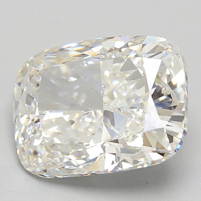 Loose 2.53 Carat F VS2 GCAL Certified Lab Grown Cushion Diamonds