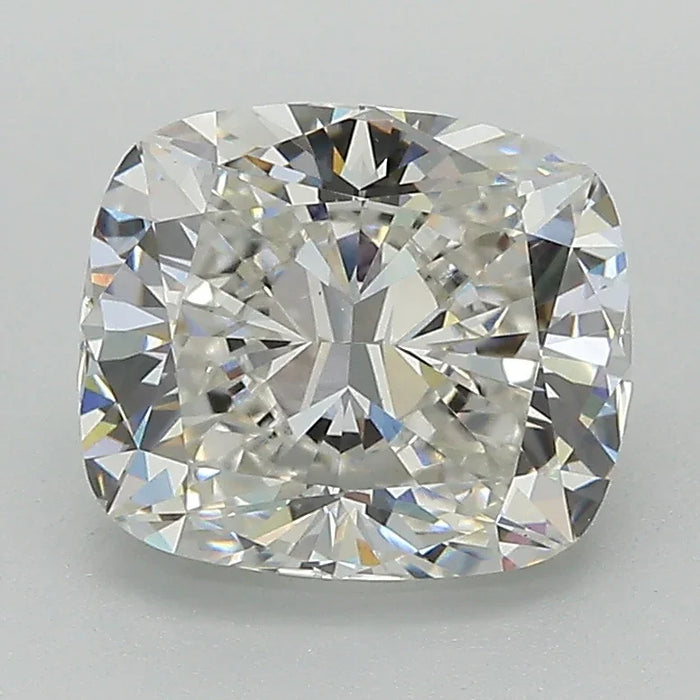 Loose 2.53 Carat F VS1 GCAL Certified Lab Grown Cushion Diamonds