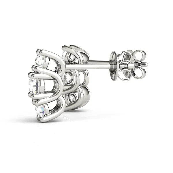 Kendra 3 Stone Earrings
