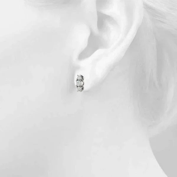 Kendra 3 Stone Earrings