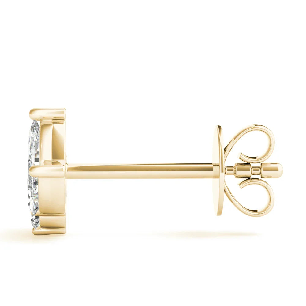 Audrey 3 Stone Earrings