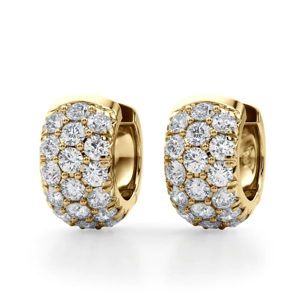 Lorie 3 Row Earrings