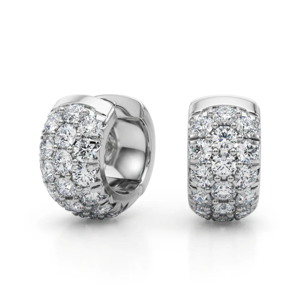 Lorie 3 Row Earrings