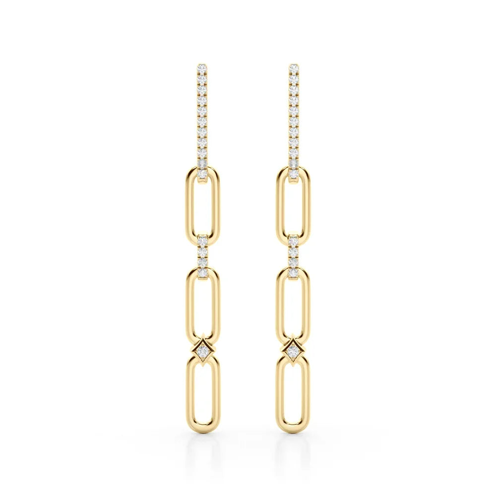 Janice Paperclip Earrings