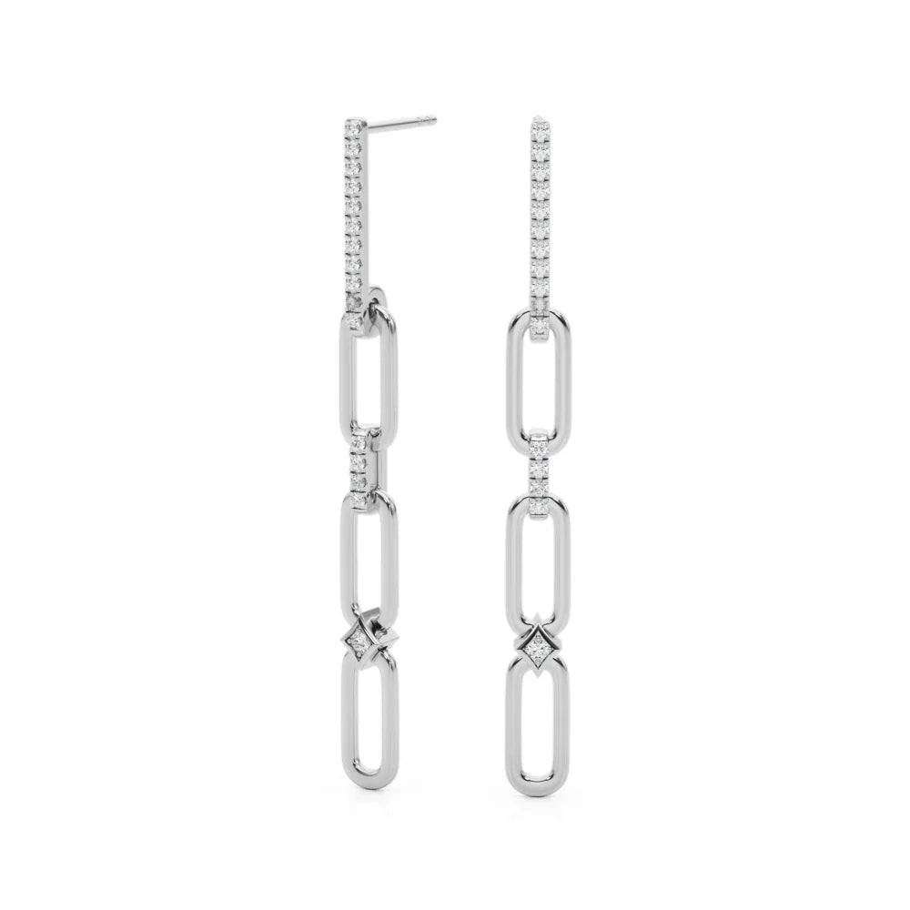 Janice Paperclip Earrings