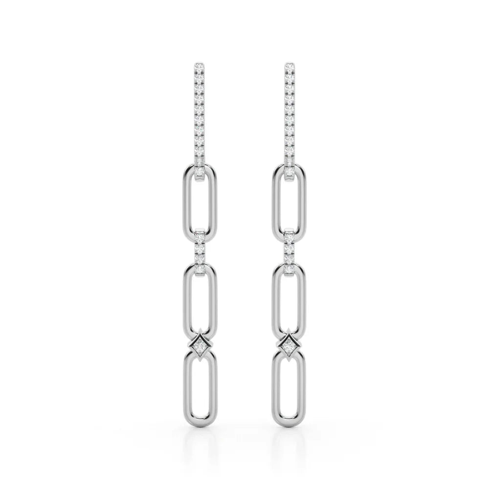 Janice Paperclip Earrings