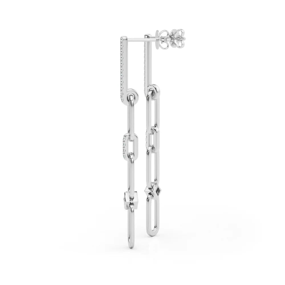 Janice Paperclip Earrings