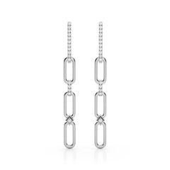 Janice Paperclip Earrings