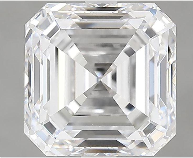 4.09Ct E VS1 IGI Certified Asscher Lab Grown Diamond - Diamonds - gemstone - jewelry