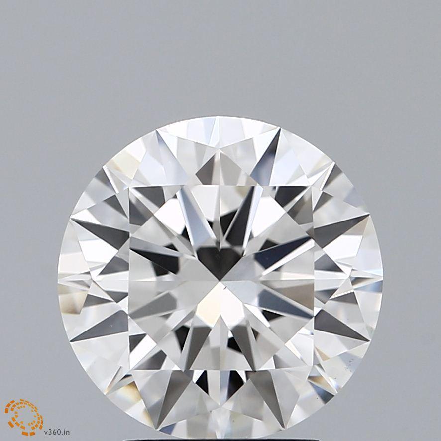 3.41Ct H VS1 IGI Certified Round Lab Grown Diamond - Diamonds - gemstone - jewelry
