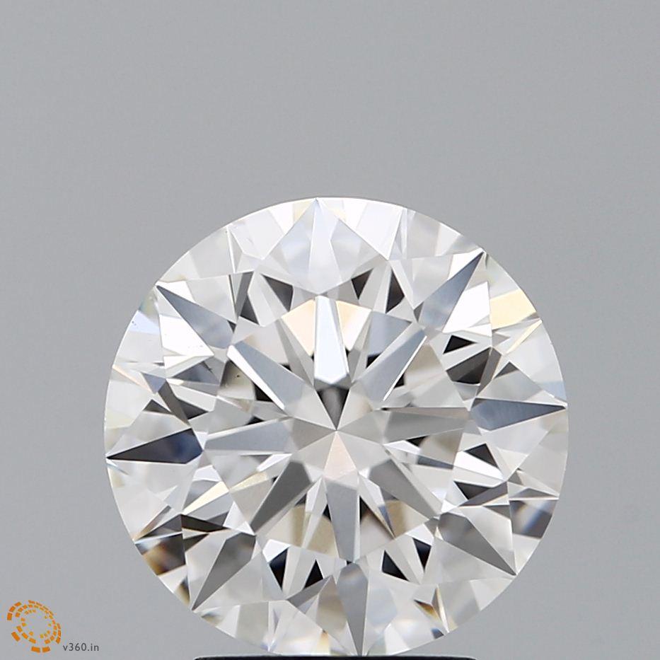 3.56Ct H VS1 IGI Certified Round Lab Grown Diamond - Diamonds - gemstone - jewelry