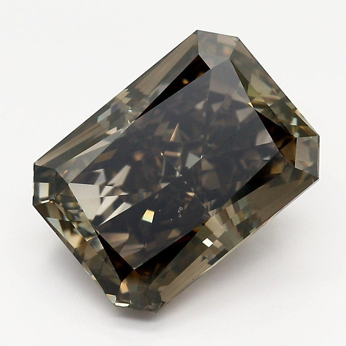 5.2Ct Dark Brown SI2 GIA Certified Radiant Lab Grown Diamond - New World Diamonds - Diamonds