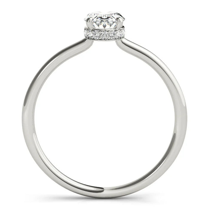 Christina Hidden Halo Setting - Oval