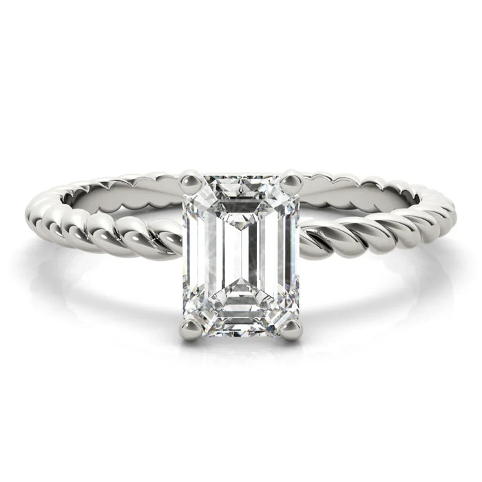 Helen Solitaire Setting - Emerald
