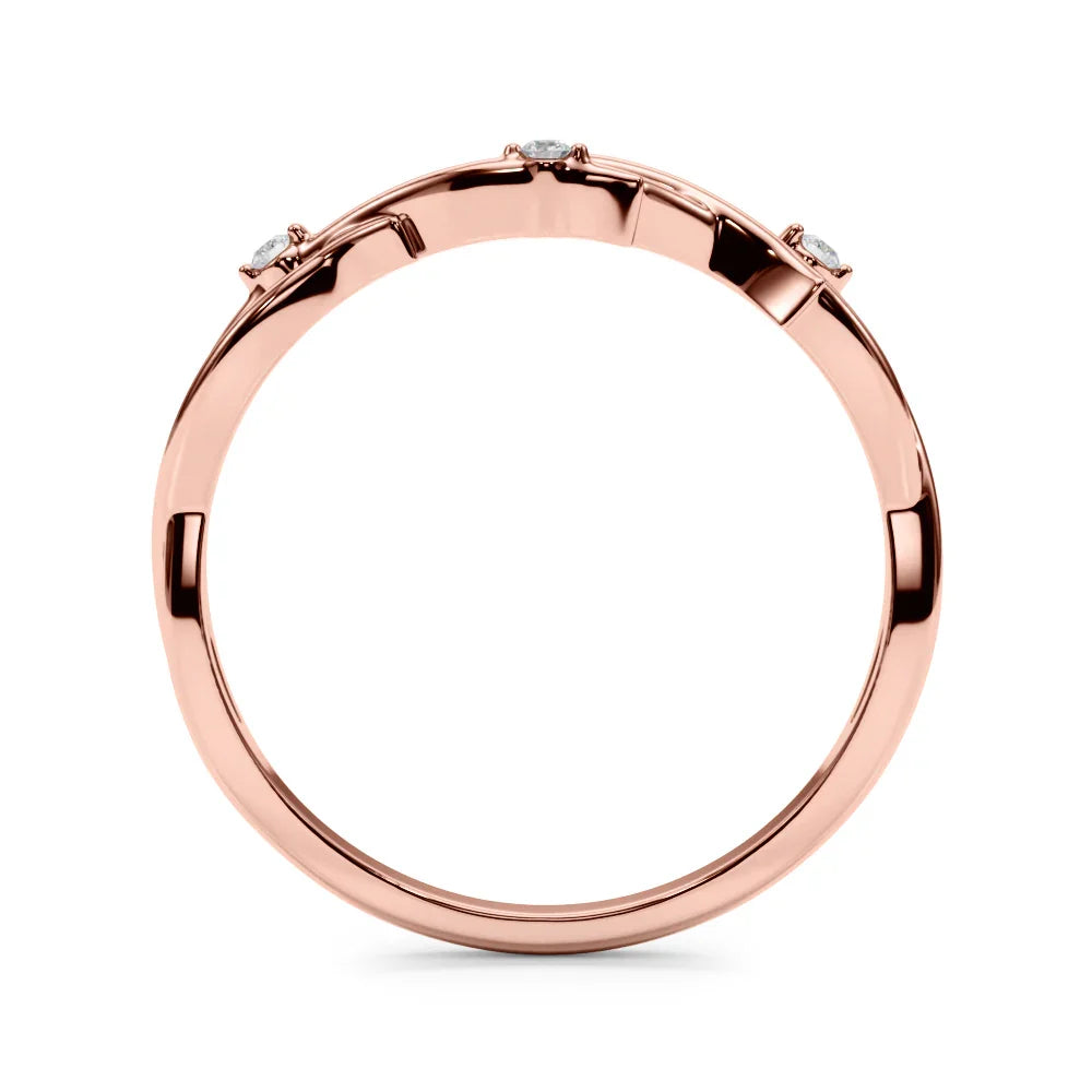 Nature Diamond Accent Ring
