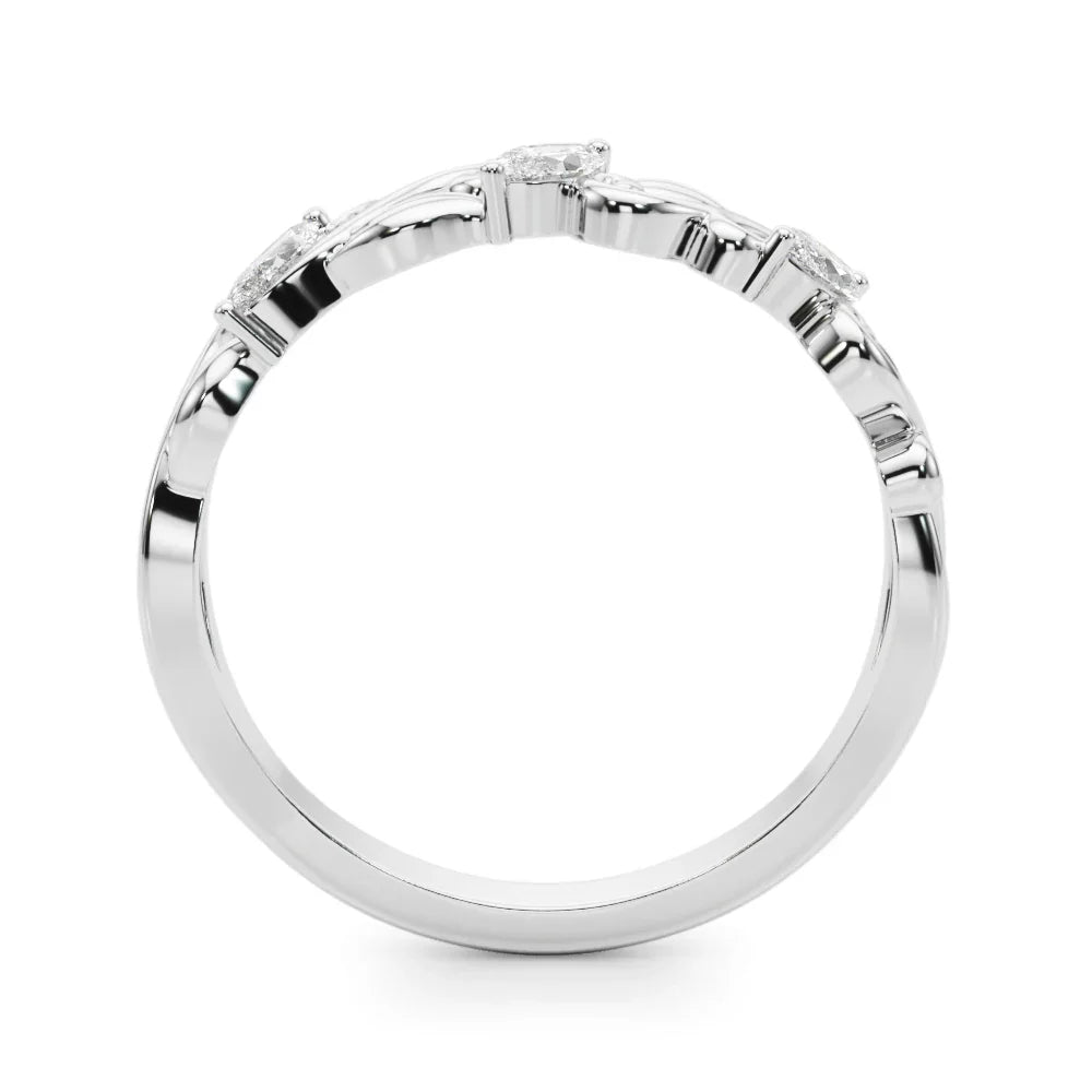 Marquise Filigree Band
