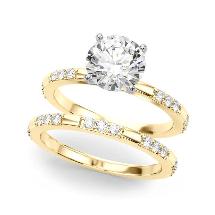 Station 3 Stone Bridal Set