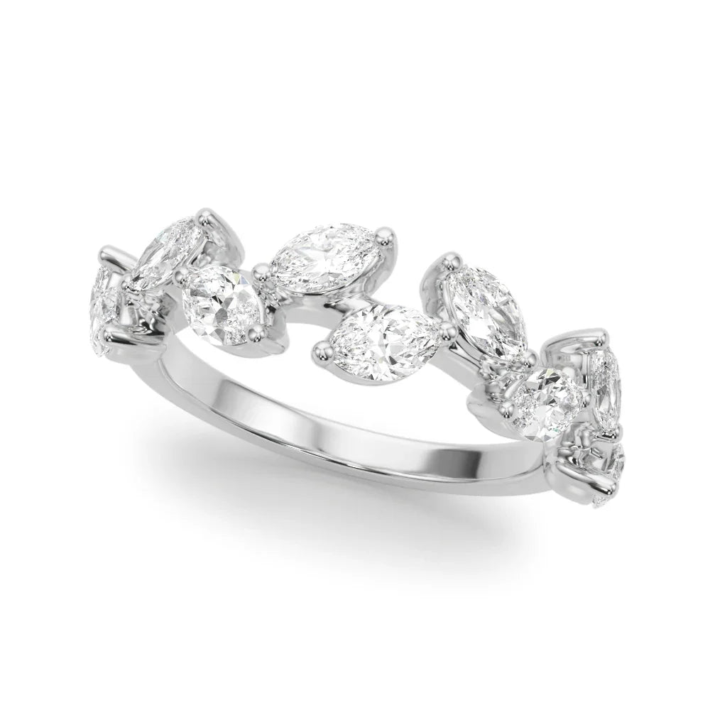 Marquise Path Diamond Band