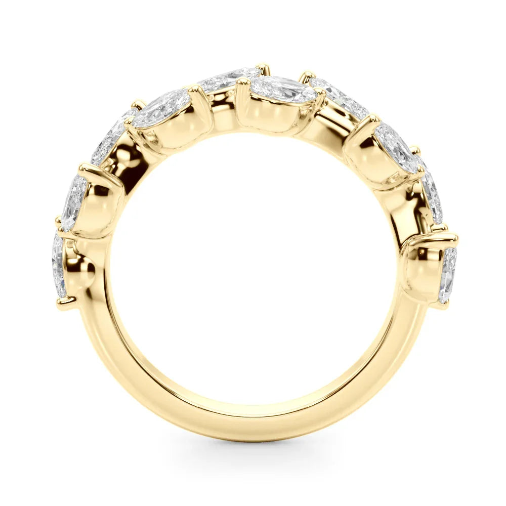 Marquise Path Diamond Band