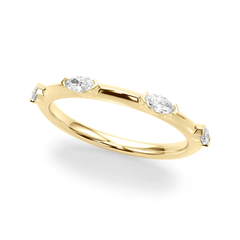 Four Marquise Diamond Band