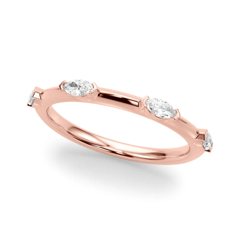 Four Marquise Diamond Band