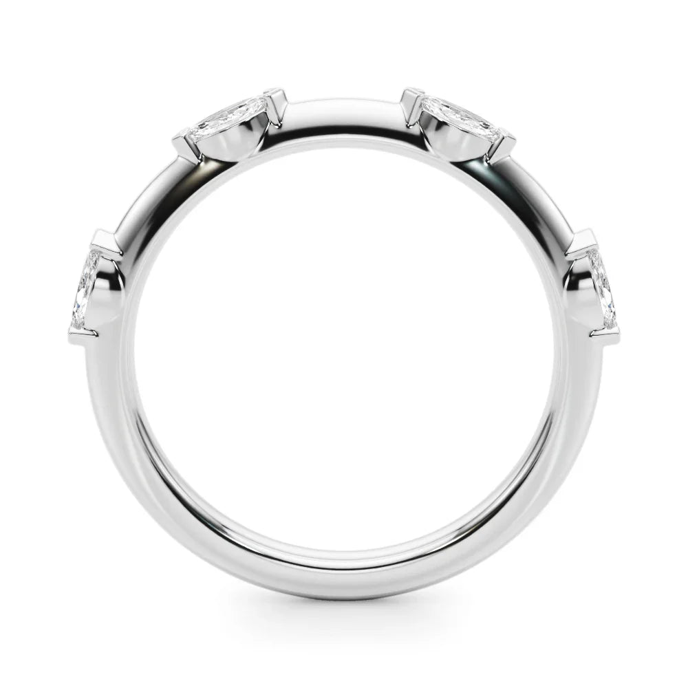 Four Marquise Diamond Band
