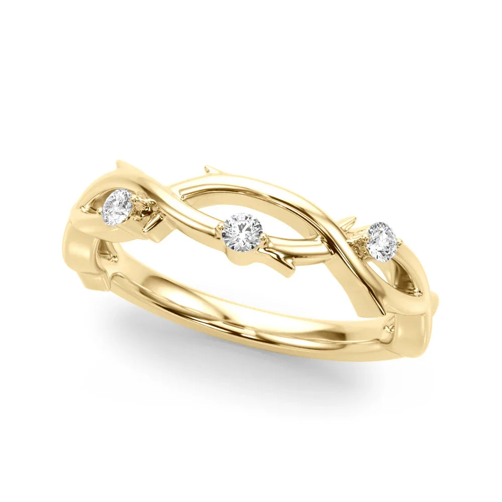 Twisty Diamond Ring
