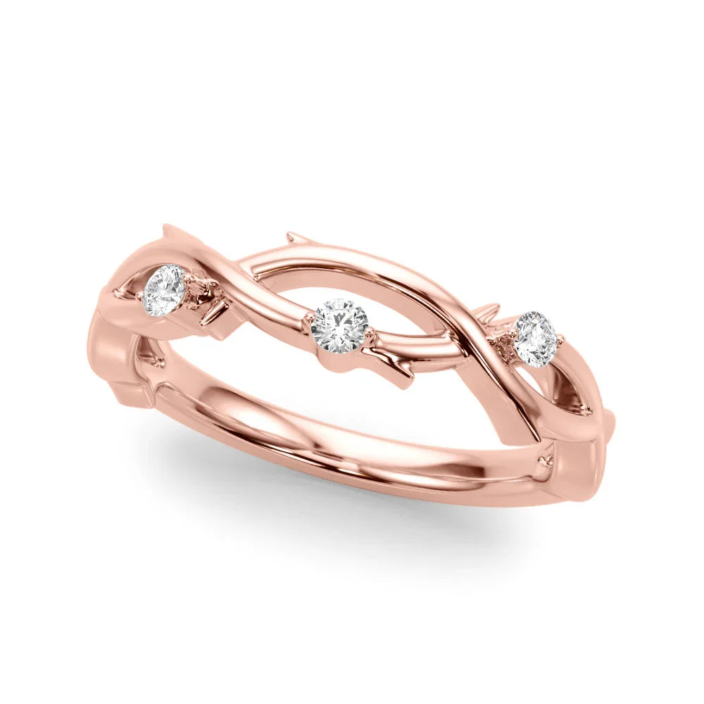 Twisty Diamond Ring