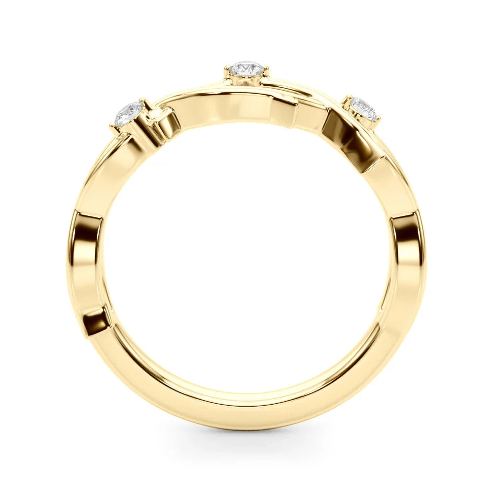 Twisty Diamond Ring