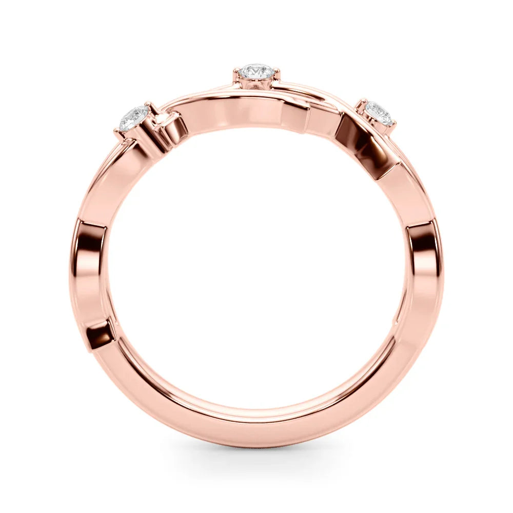 Twisty Diamond Ring