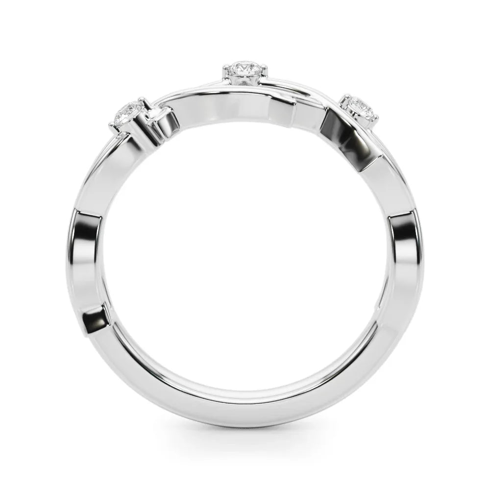 Twisty Diamond Ring