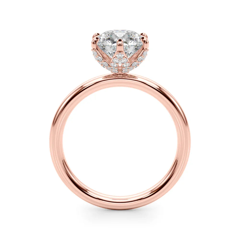 Crown Solitaire Bridal Set