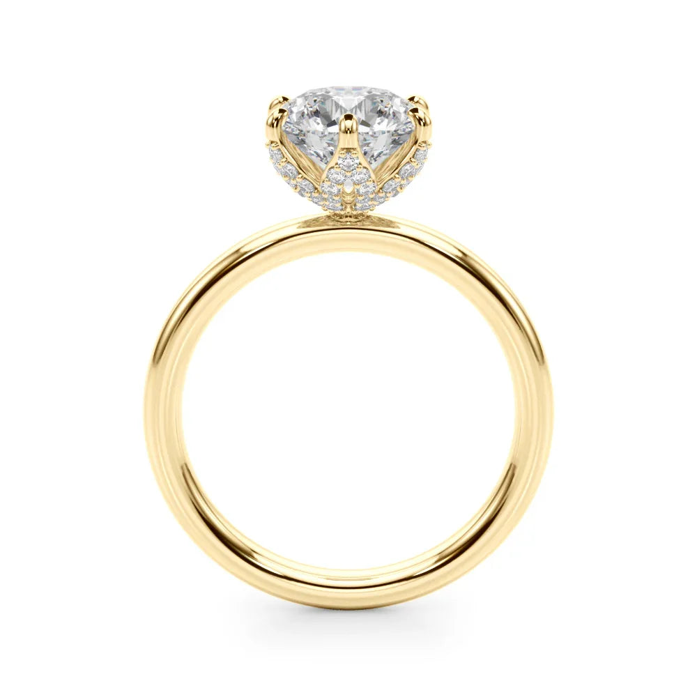 Crown Solitaire Bridal Set