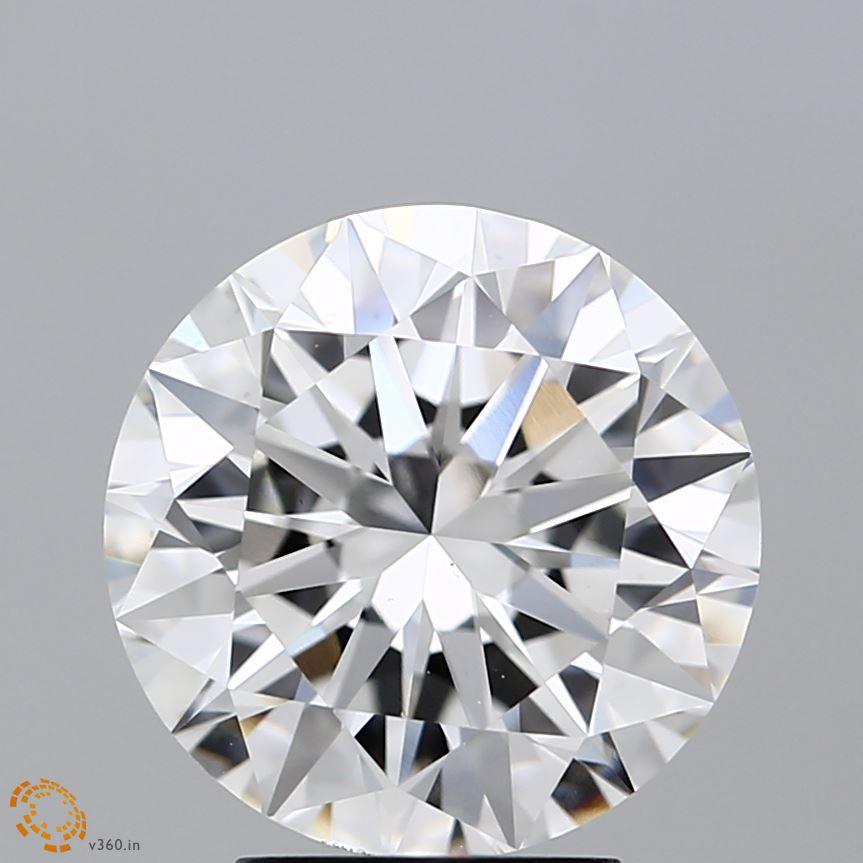 Loose 4.05 Carat G VS1 IGI Certified Lab Grown Round Diamonds