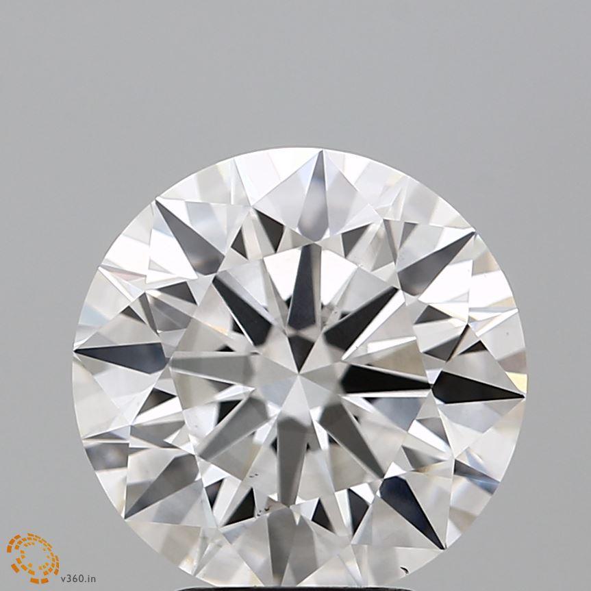 Loose 4.04 Carat G VS2 IGI Certified Lab Grown Round Diamonds