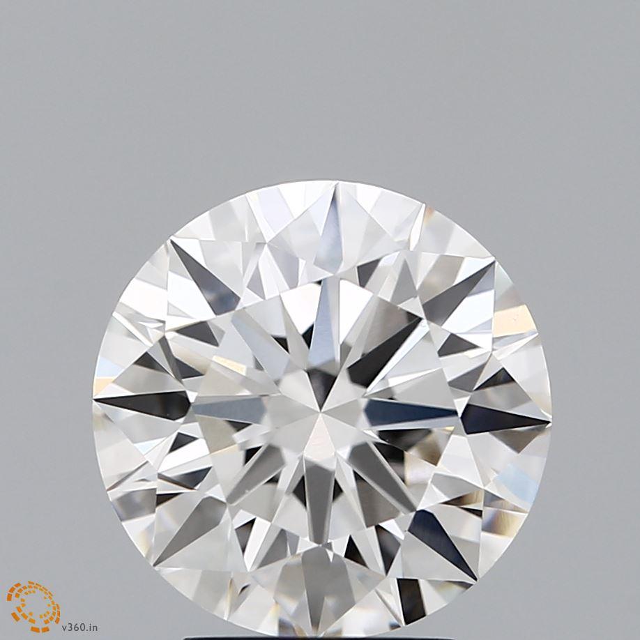 Loose 3.75 Carat H VS1 IGI Certified Lab Grown Round Diamonds