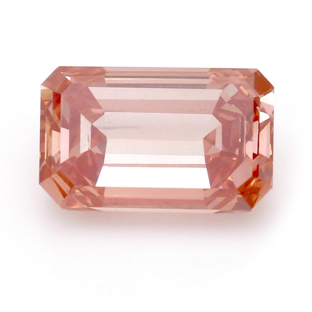 Loose 1.12 Carat Vivid Pink VVS2 IGI Certified Lab Grown Emerald Diamonds