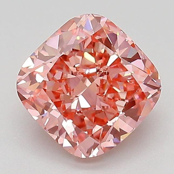 Cushion VVS2 Lab Grown Vivid Pink Diamonds with IGI