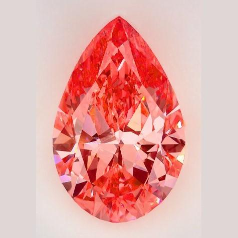 Loose 1.89 Carat Vivid Pink VVS2 IGI Certified Lab Grown Pear Diamonds
