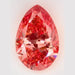 Loose 1.45 Carat Vivid Pink VS1 IGI Certified Lab Grown Pear Diamonds