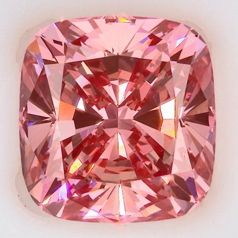 Loose 1.64 Carat Vivid Pink VS1 IGI Certified Lab Grown Cushion Diamonds