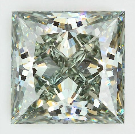 Loose 1.65 Carat Intense Green VS1 IGI Certified Lab Grown Princess Diamonds