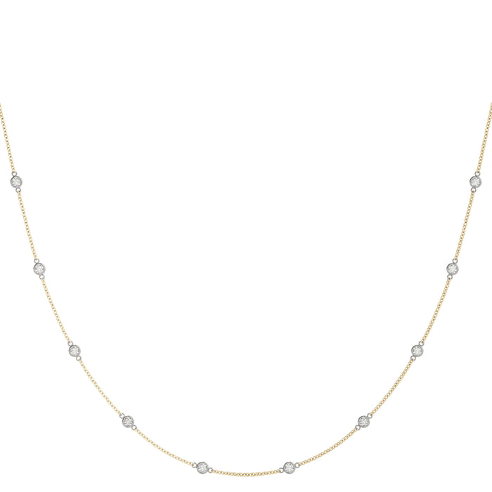 Special Solitaire 10 Station Necklace