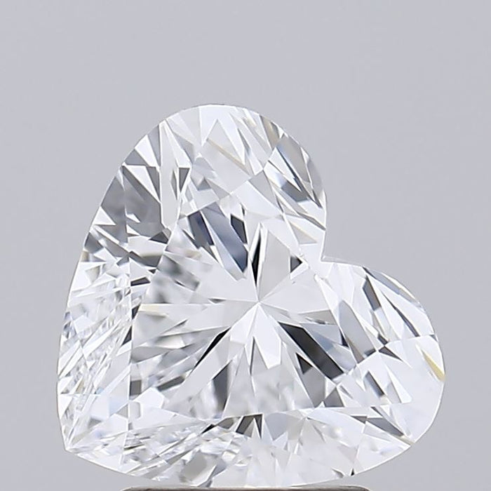 Loose 2.54 Carat E VVS1 IGI Certified Lab Grown Heart Diamonds