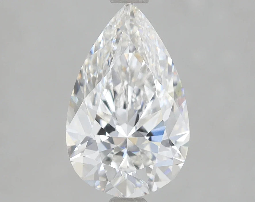 Loose 1.53 Carat F VS1 IGI Certified Lab Grown Pear Diamonds