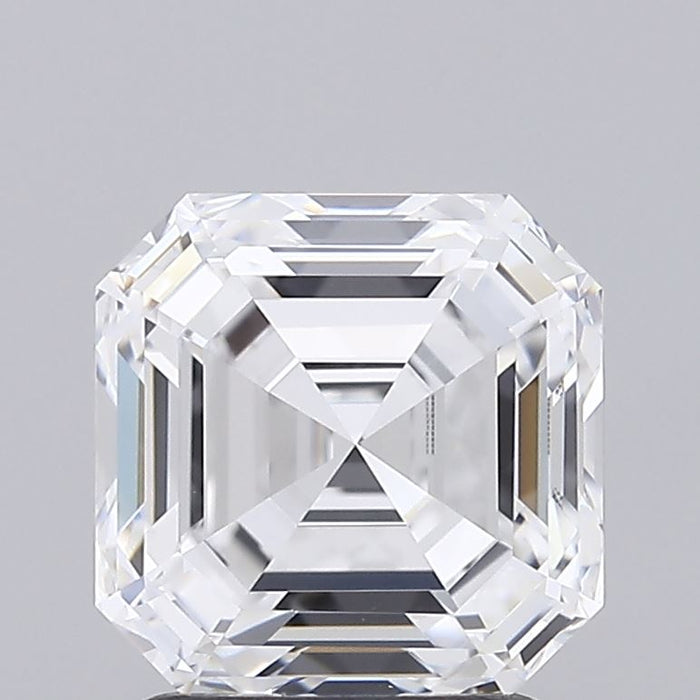 Loose 2.03 Carat D VVS1 IGI Certified Lab Grown Asscher Diamonds